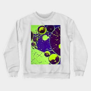 Bubbles Purple and Yellow Crewneck Sweatshirt